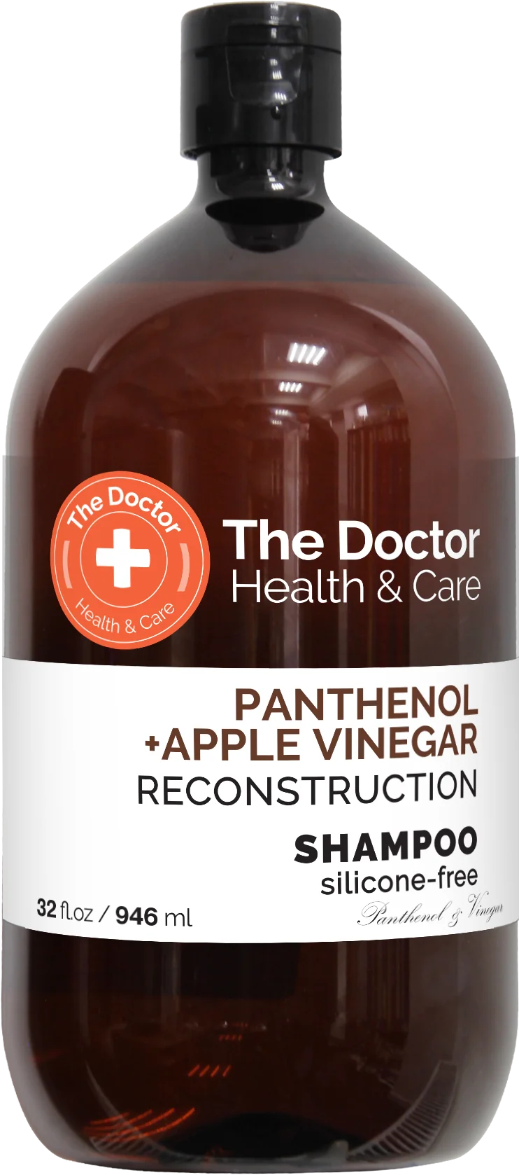 The Doctor Health & Care rekonstruujący szampon do włosów Ocet jabłkowy i Pantenol, 946 ml
