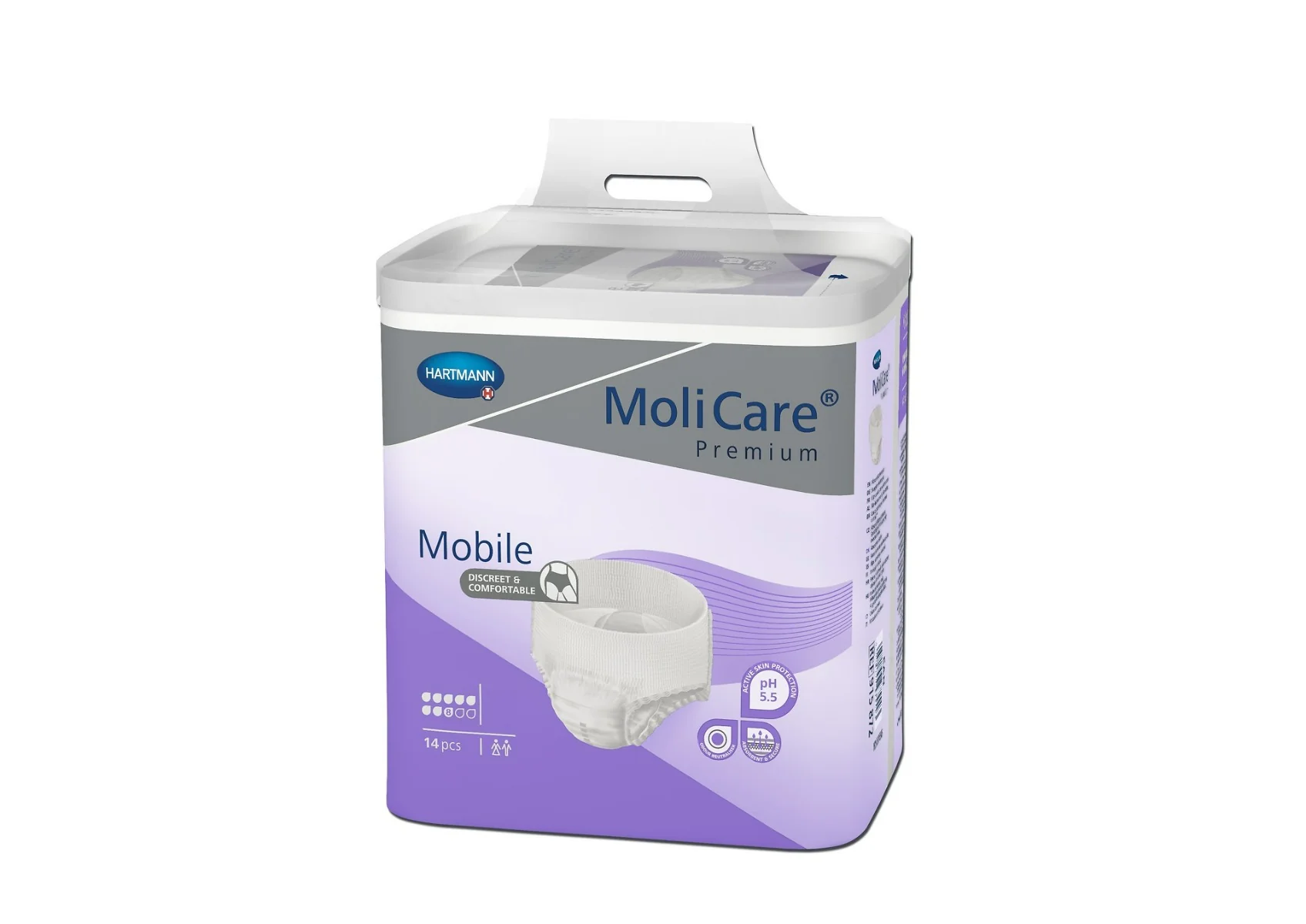 Majtki chłonne MoliCare Premium Mobile 8 kropli, rozmiar XL, 14 sztuk