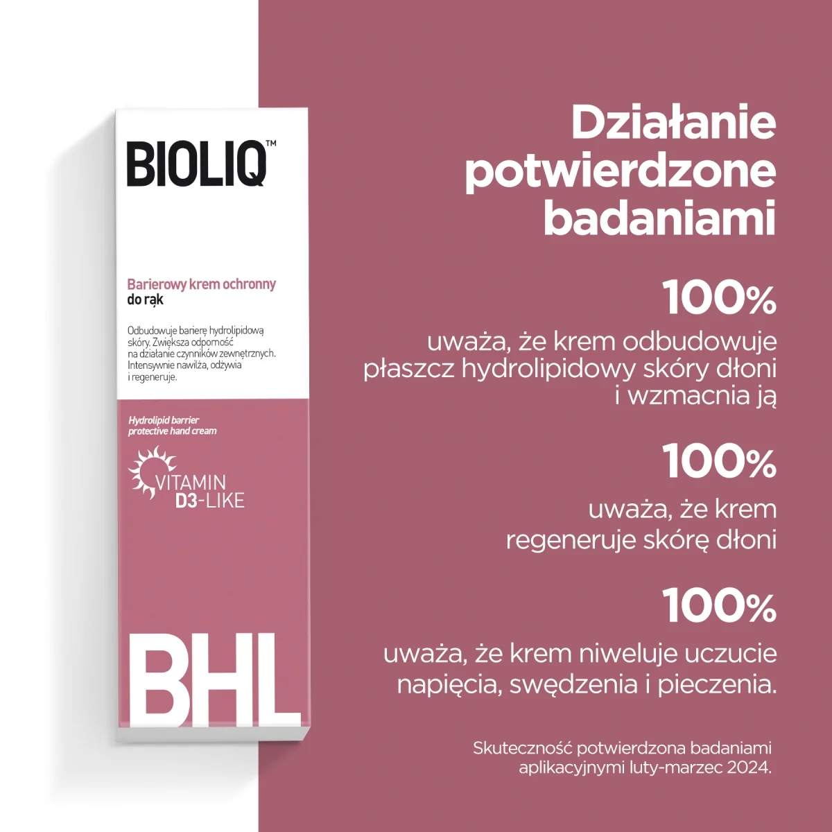 Bioliq BHL barierowy krem ochronny do rąk, 75 ml