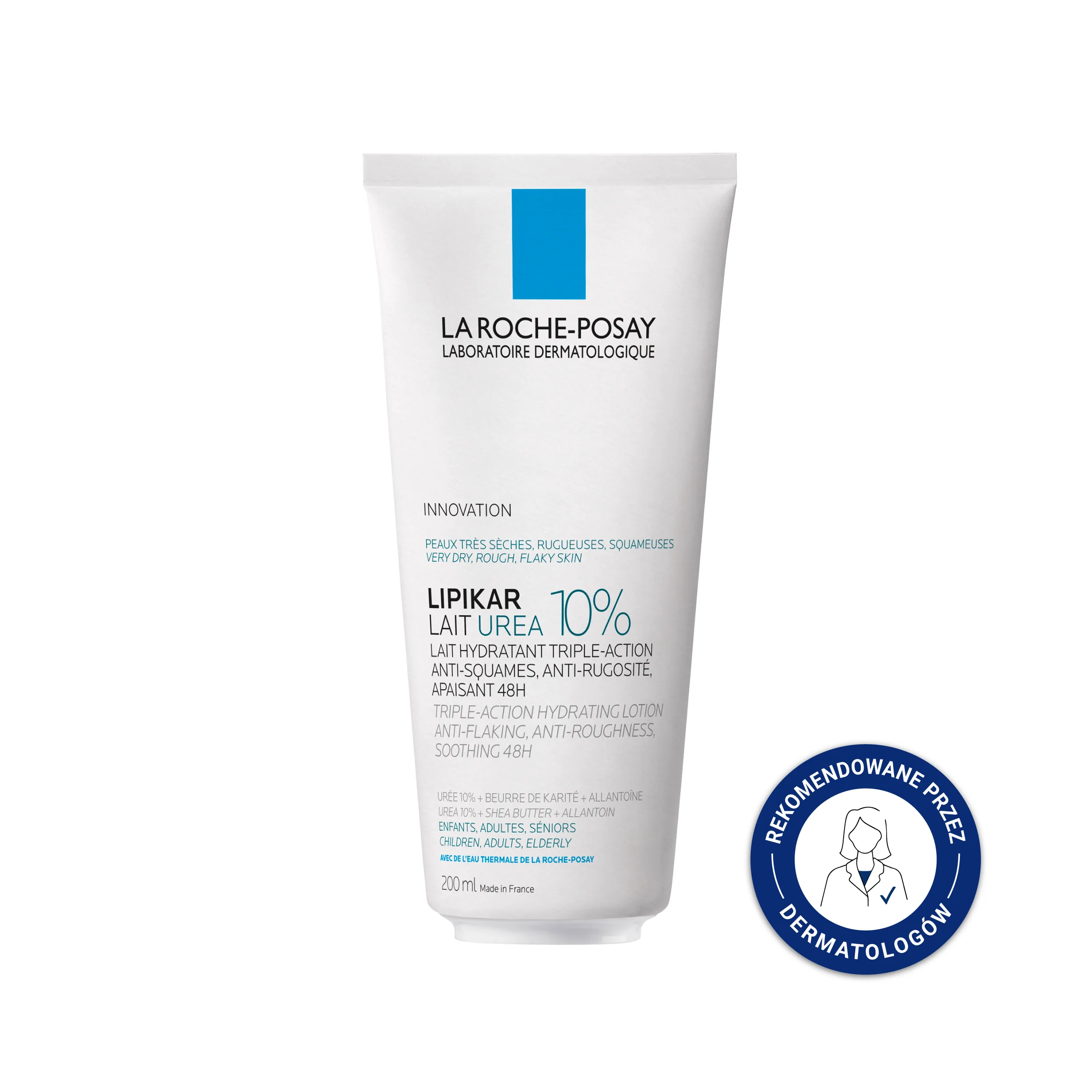 La Roche-Posay Lipikar Lait Urea 10% Mleczko do ciała, 200 ml