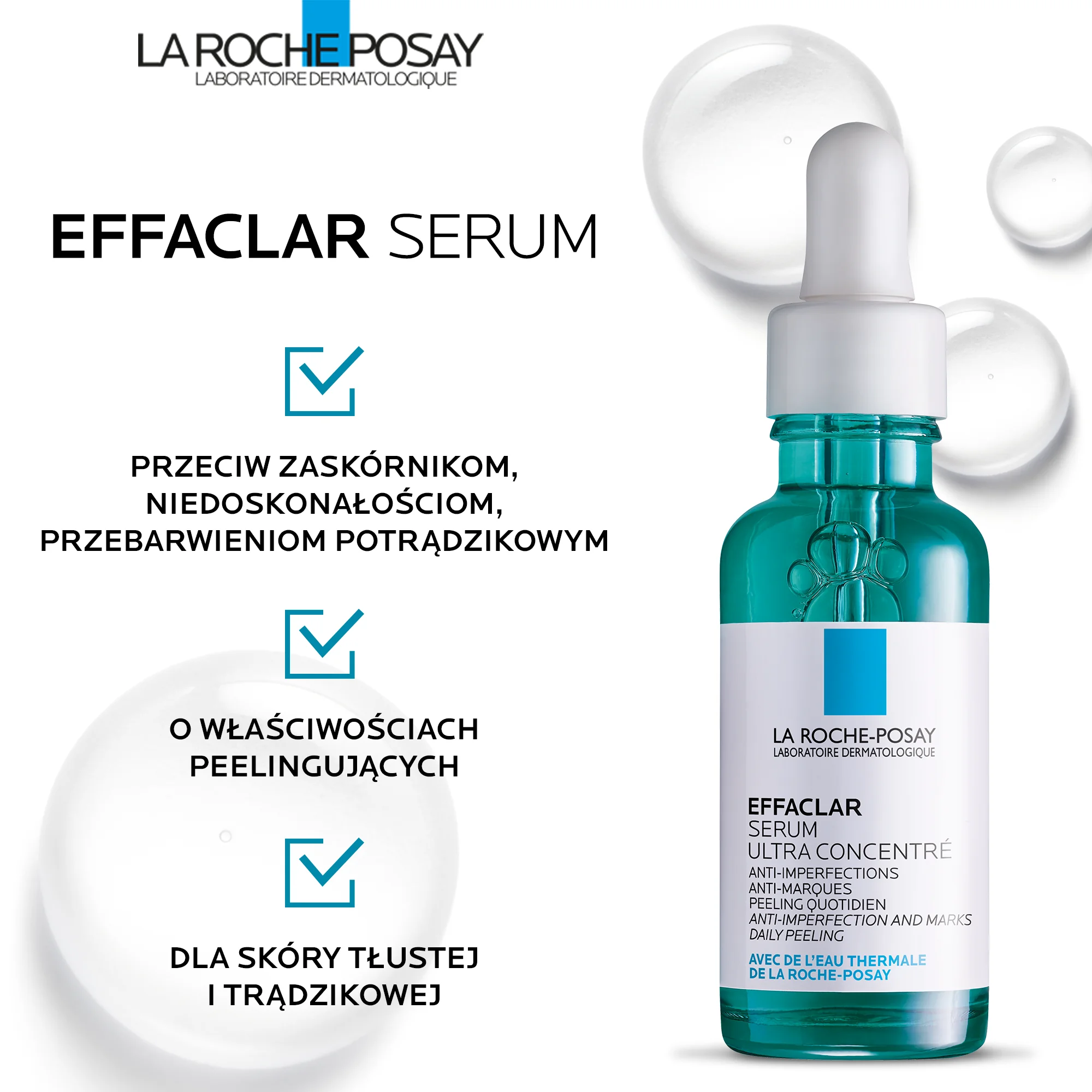 La Roche-Posay Effaclar serum przeciw niedoskonałościom, 30 ml