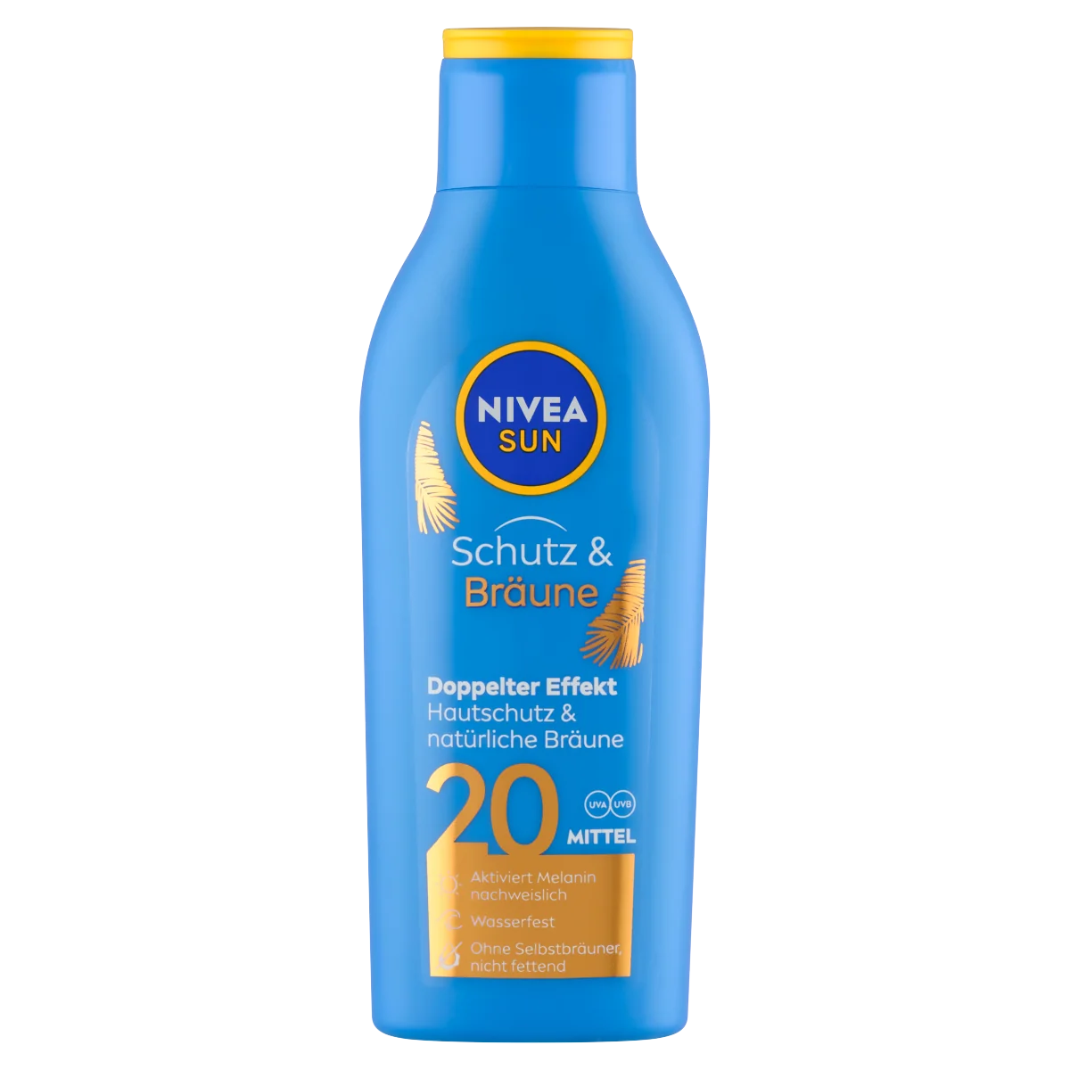 Nivea Sun Protect & Bronze mleczko do opalania wspomagające opalanie SPF 20, 200 ml