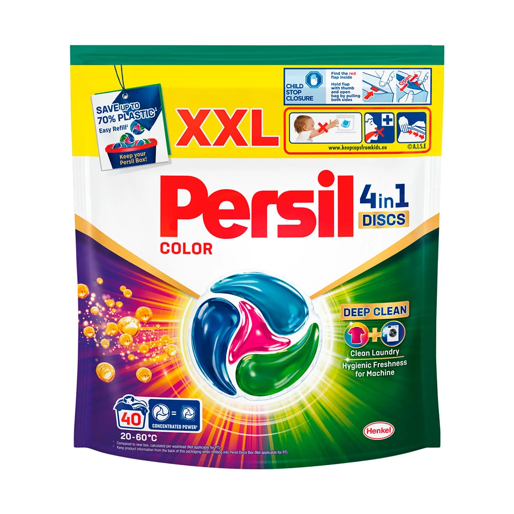 Persil Discs Color kapsułki do prania, 40 sztuk