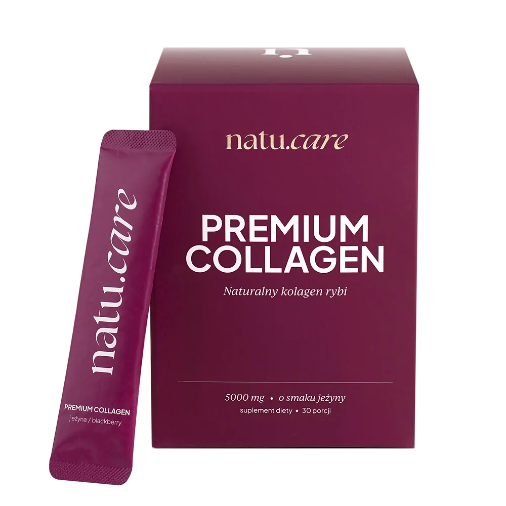 Natu.Care Premium Kolagen Rybi o smaku jeżyny, 30 saszetek