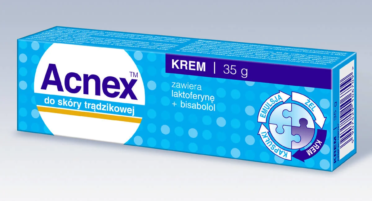 Acnex krem do skóry trądzikowej, 35 g