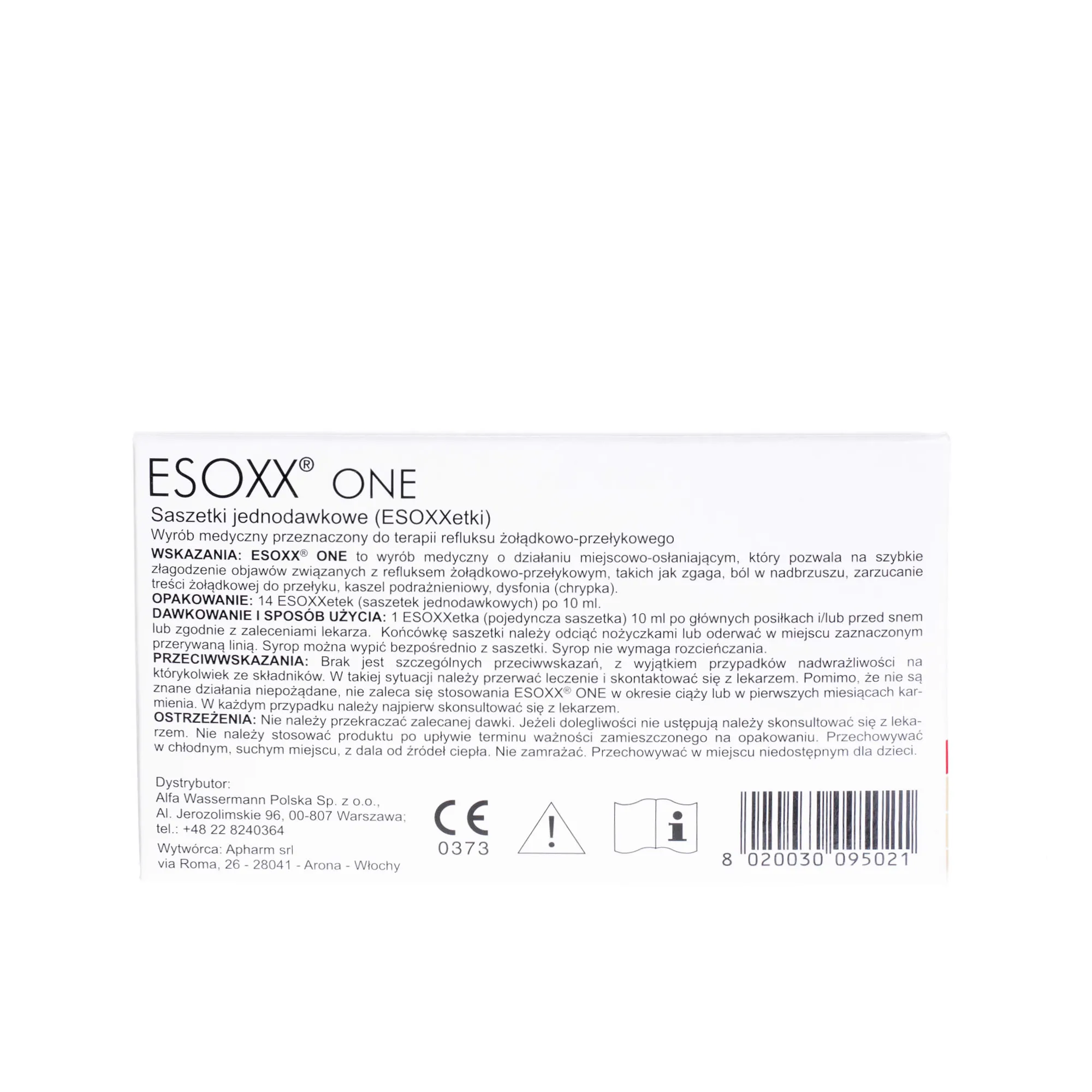 Esoxx One, 14 saszetek jednodawkowych po 10 ml 