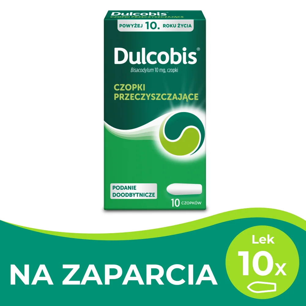 Dulcobis 10 mg 10 czopków