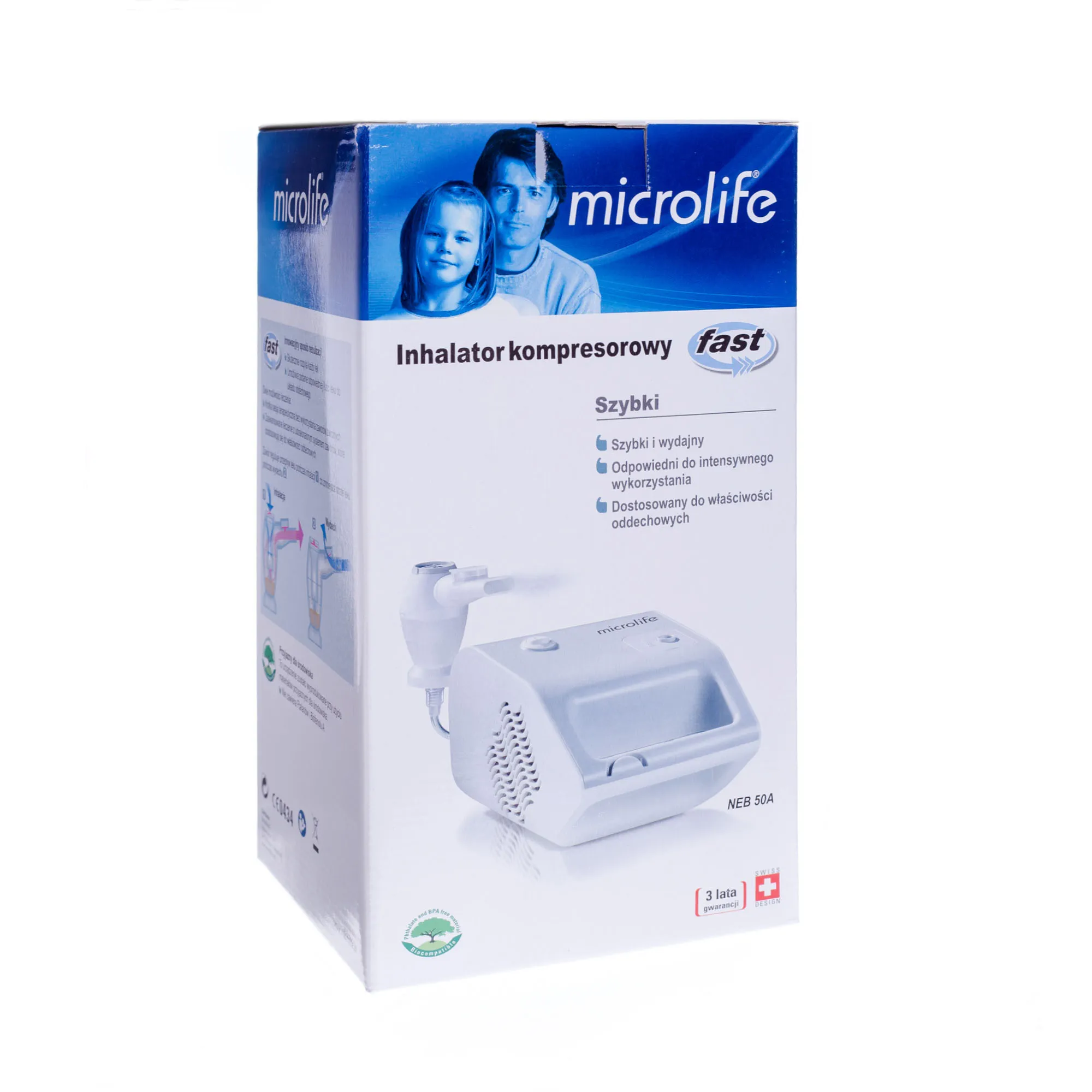 Microlife NEB 50 A inhalator kompresorowy szybki