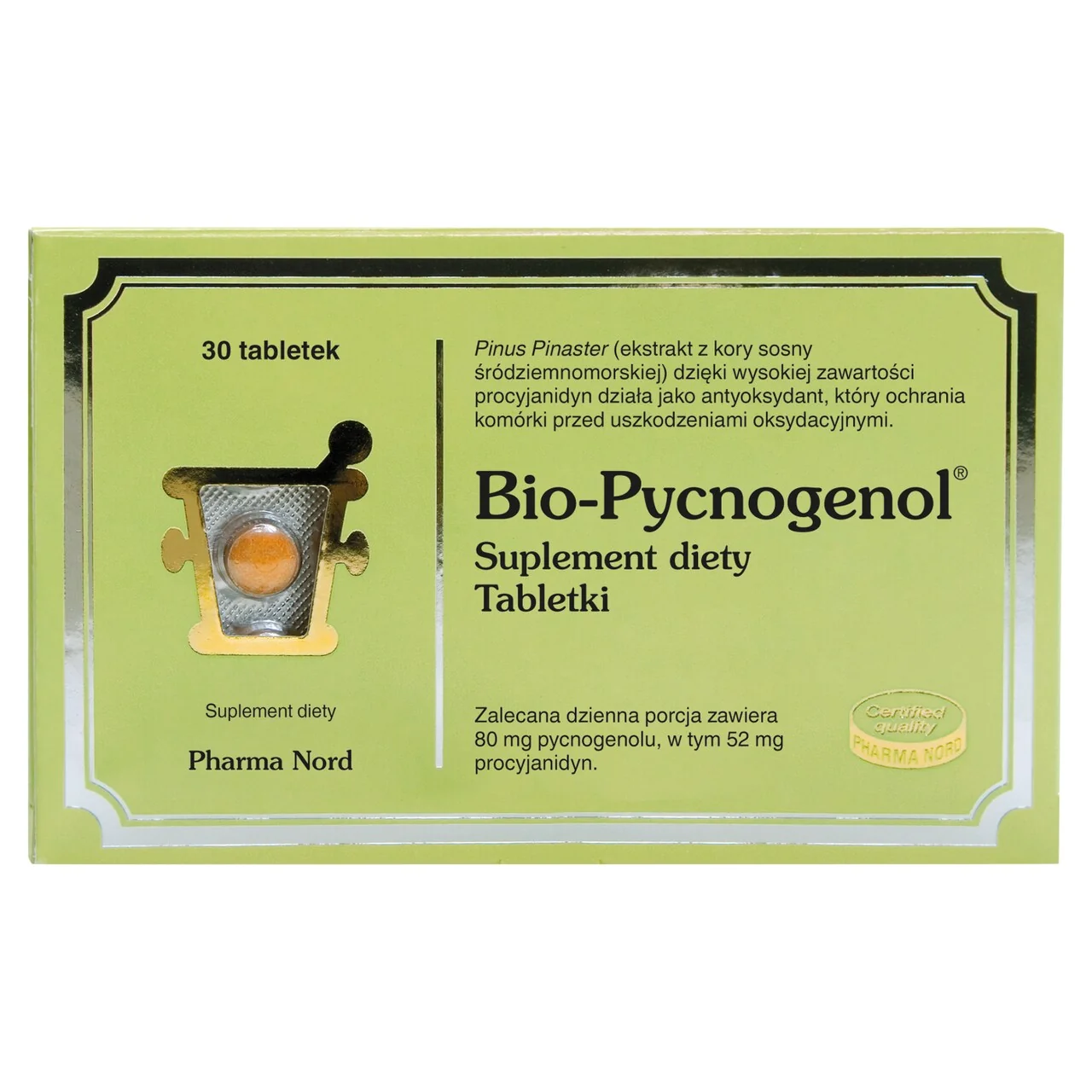 Bio-Pycnogenol suplement diety, 30 tabletek
