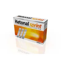 Ketonal Sprint, 25 mg, granulat do sporządzania roztworu doustnego, 12 saszetek