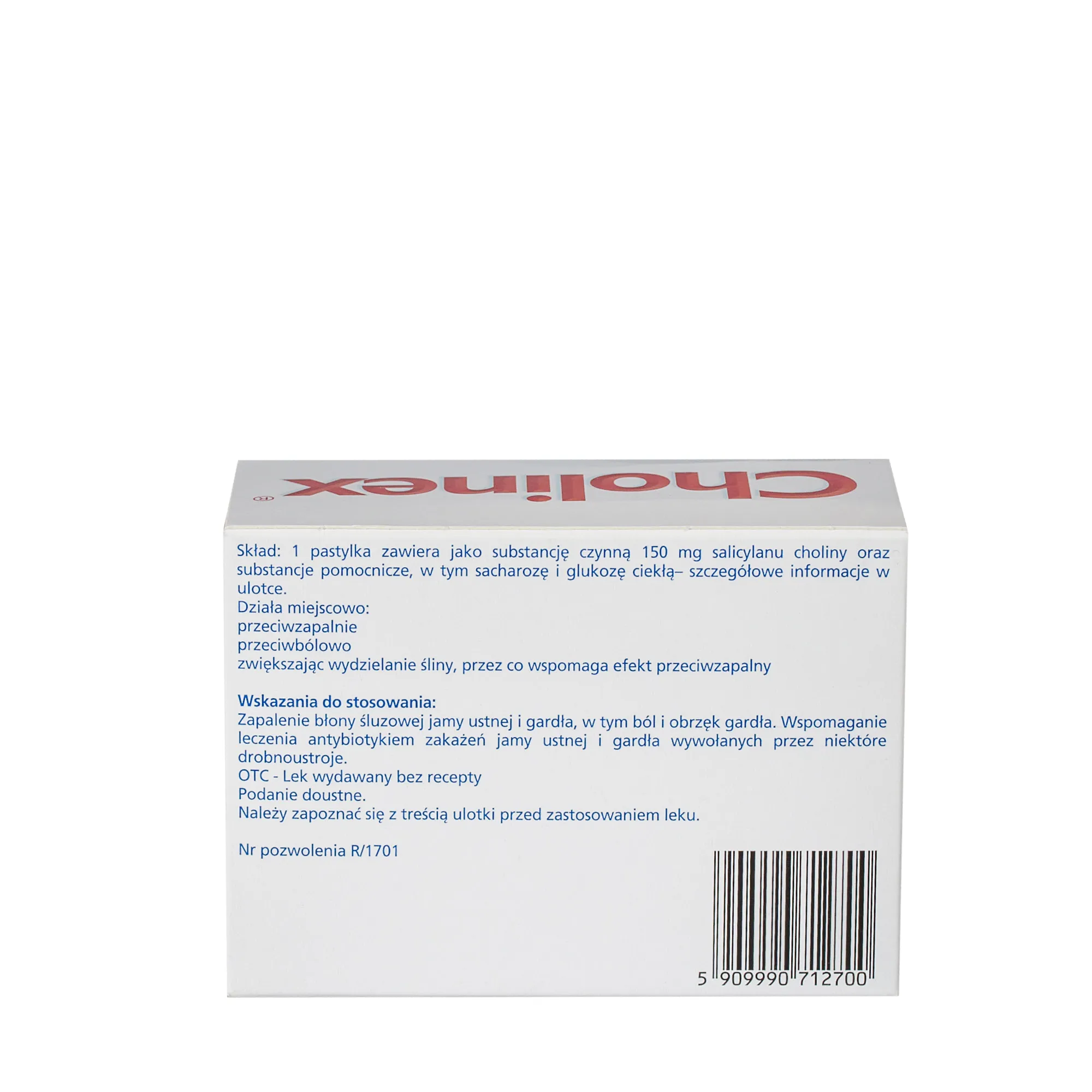 Cholinex 150 mg, 32 pastylki twarde 