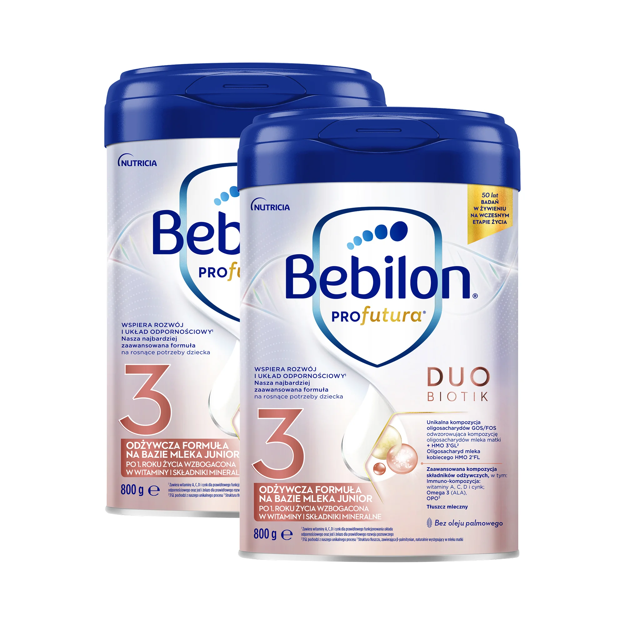 Bebilon Profutura 3 DuoBiotik mleko po 1. roku życia, 2 x  800 g