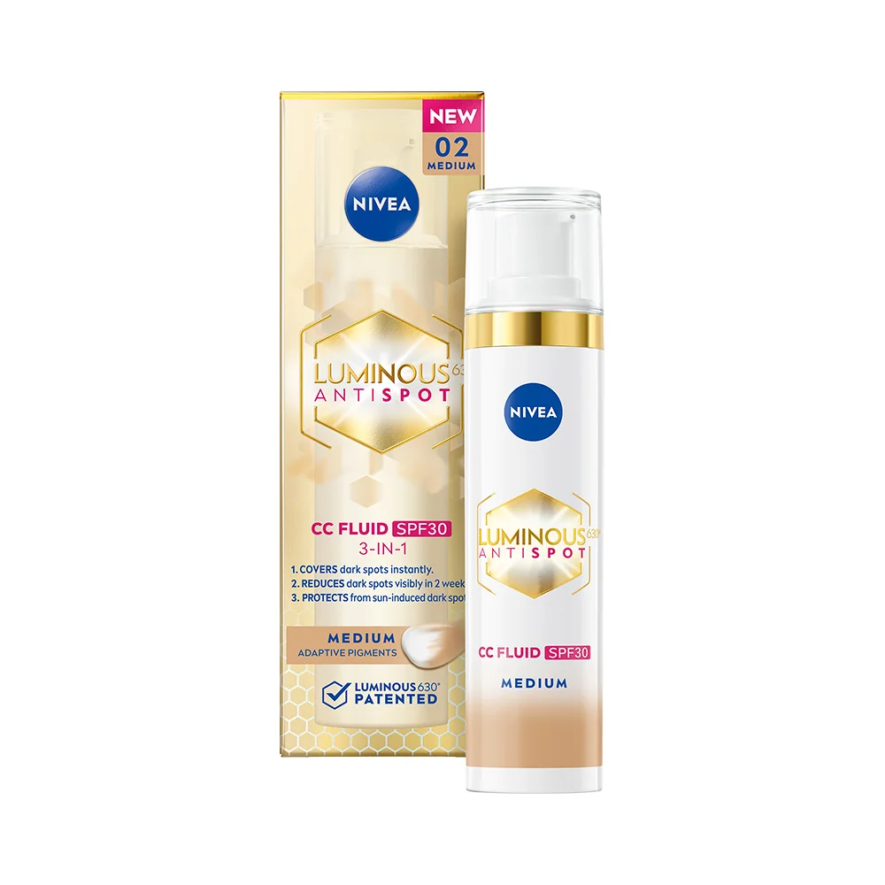 Nivea Luminous630 krem CC do twarzy SPF 30 medium, 40 ml