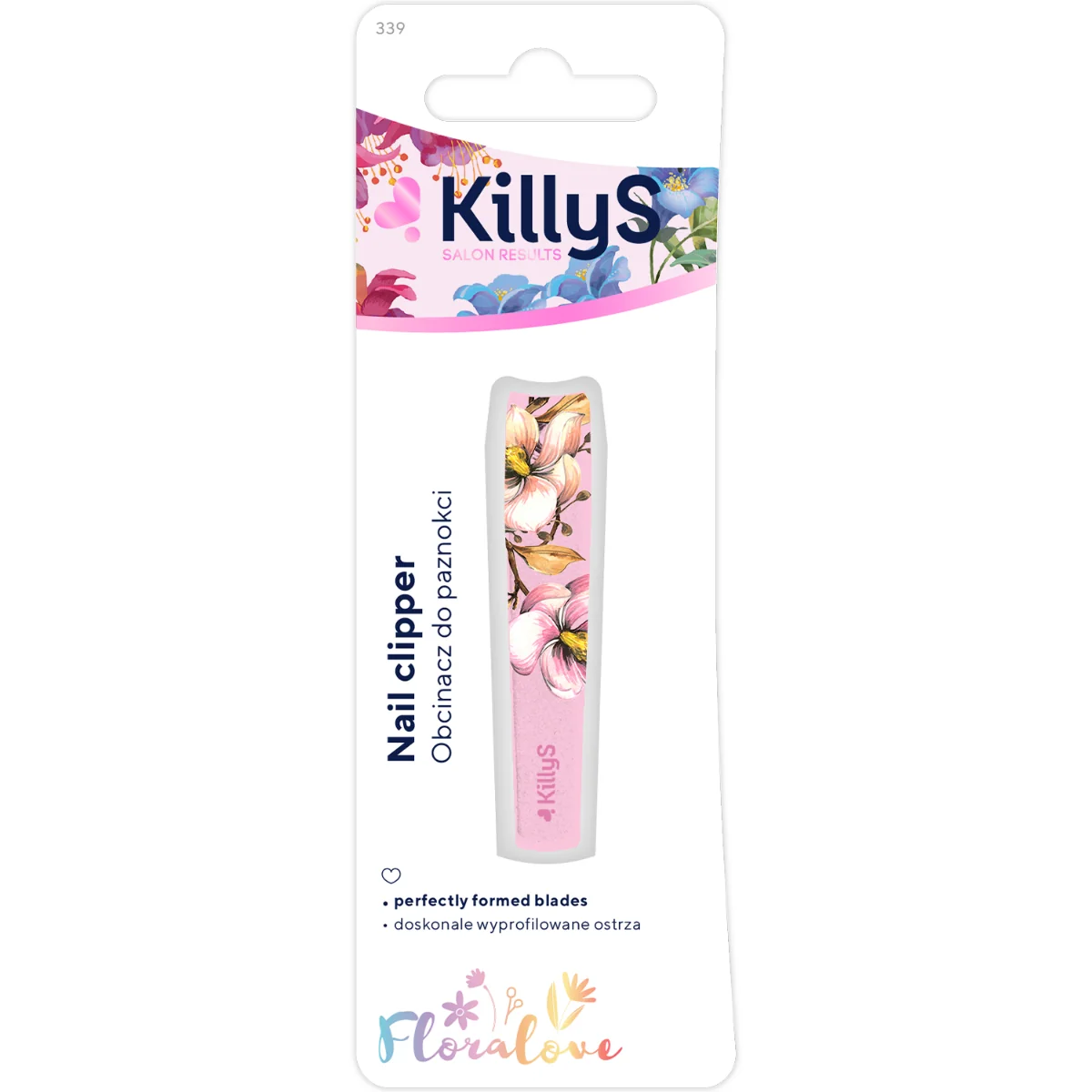KillyS obcinacz do paznokci Floralove, 1 szt.