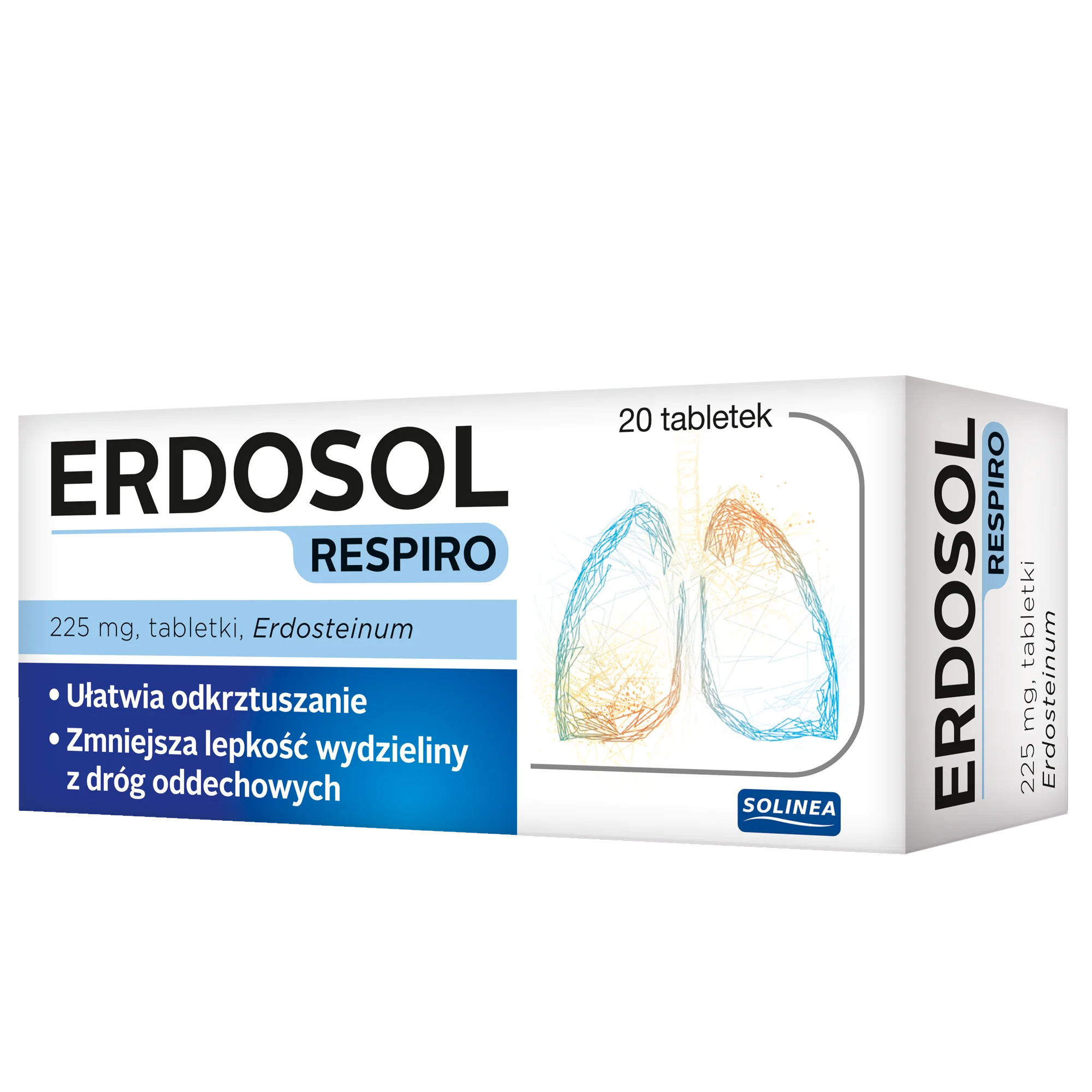 Erdosol Respiro 20 tabletek