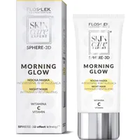 Flos-Lek Skin Care Expert Sphere 3D, Morning Glow, nocna maska intensywnie rewitalizująca z witaminą C, 50 ml