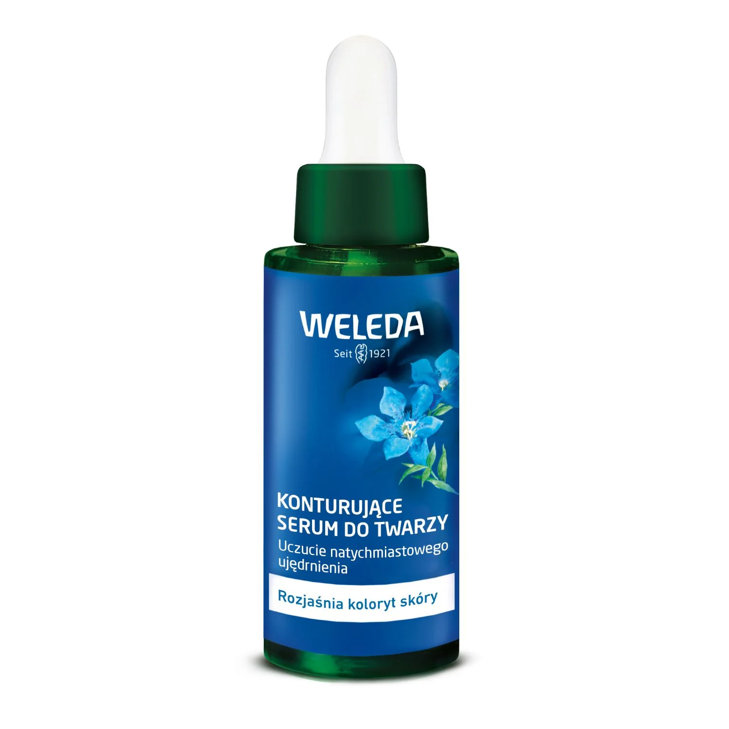 Weleda konturujące serum do twarzy z goryczką letnią i szarotką alpejską, 30 ml
