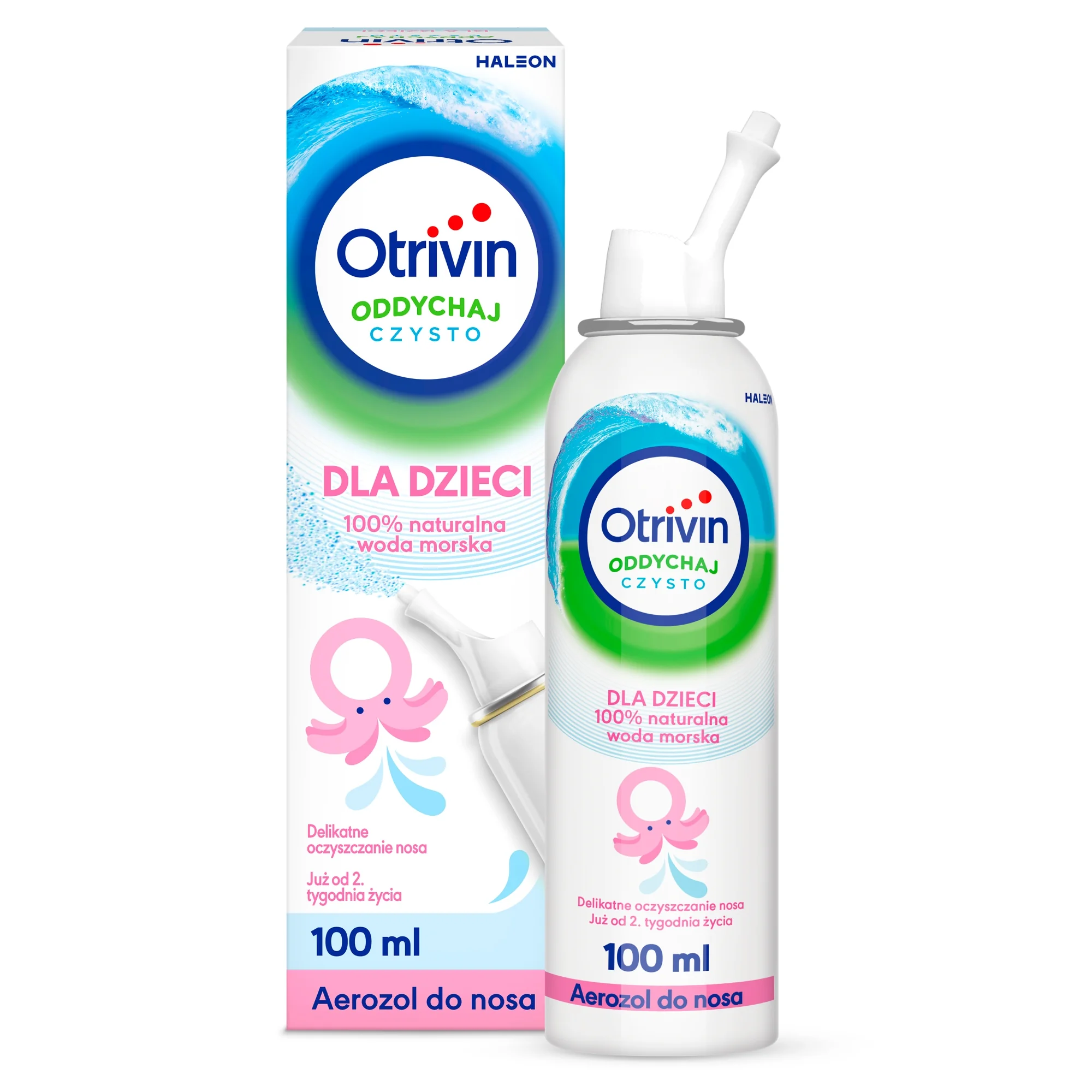 Otrivin Oddychaj Czysto izotoniczna woda morska do nosa w formie aerozolu, 100 ml