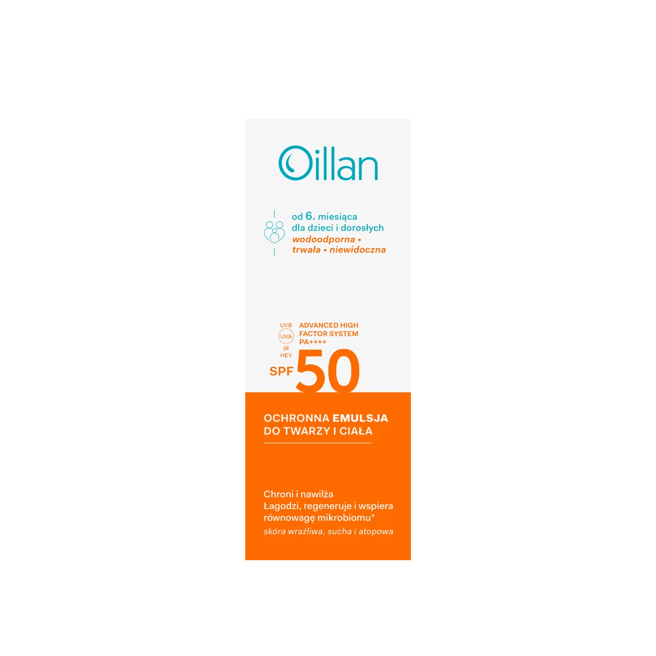 Oillan Sun Ochronna emulsja do twarzy i ciała, 100 ml
