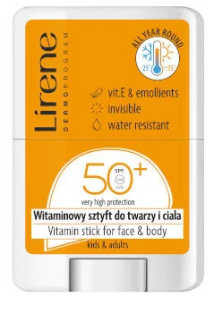 Lirene witaminowy sztyft do twarzy i ciała SPF 50+