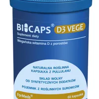 ForMeds Bicaps D3 Vege, suplement diety, 60 kapsułek