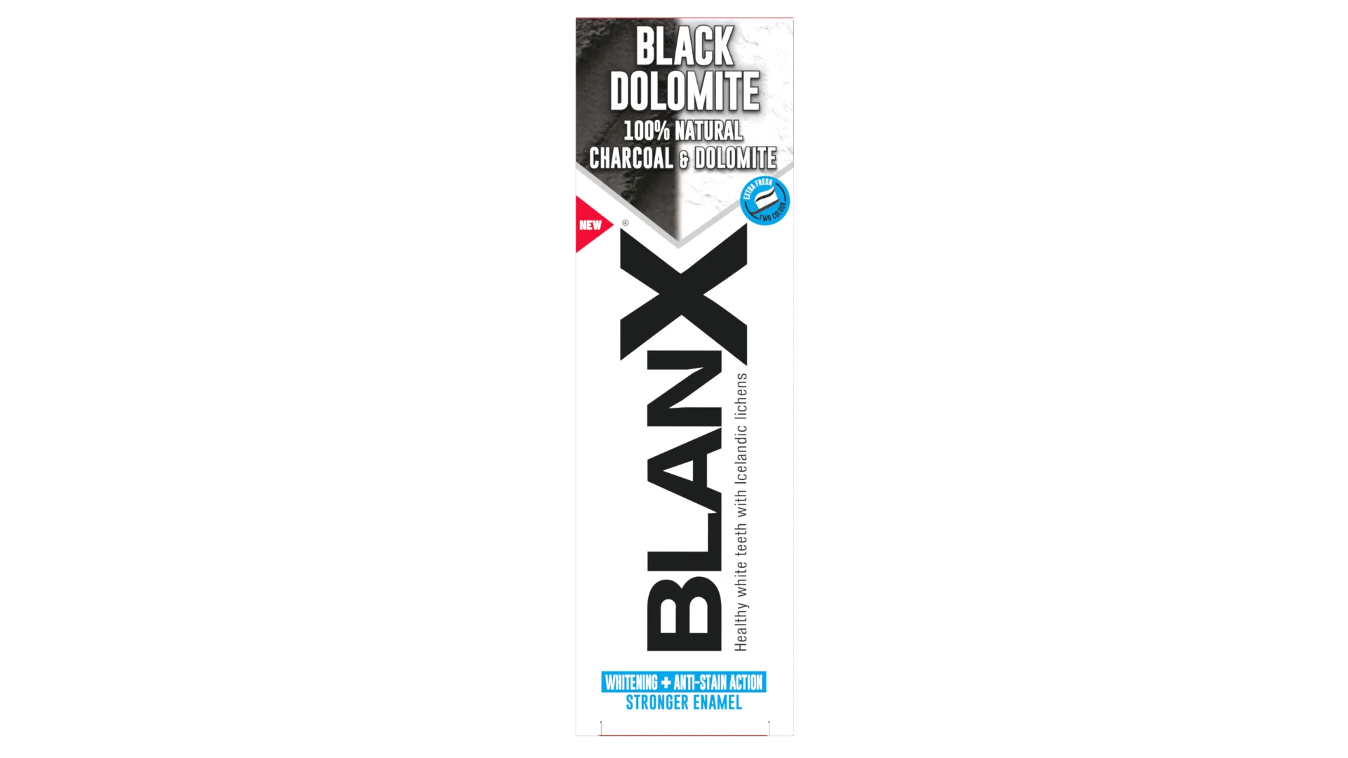 BlanX Black Dolomite wybielająca pasta do zębów z aktywnym węglem, 75 ml