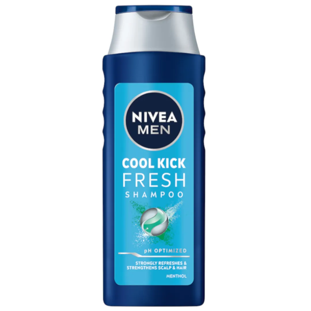 Nivea Men Cool Kick Fresh szampon odświeżający, 400 ml