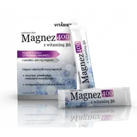 Magnez 400 z witaminą B6, suplement diety, 14 saszetek