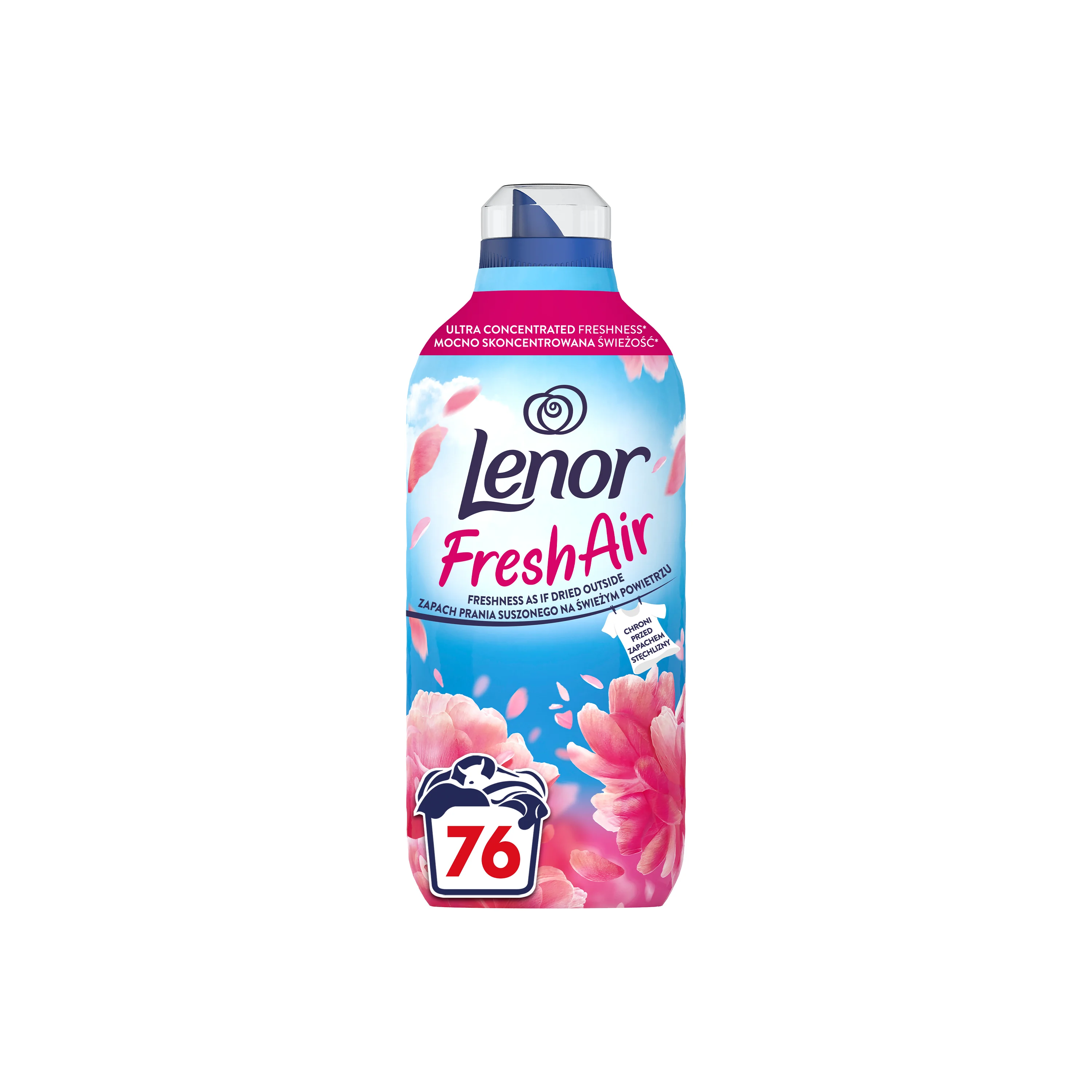 Lenor Fresh Air Pink Blossom płyn do płukania tkanin, 76 prań