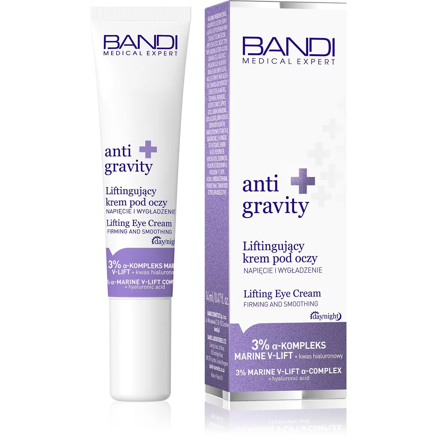 BANDI Anti Gravity liftingujący krem pod oczy napięcie i wygładzenie, 14 ml