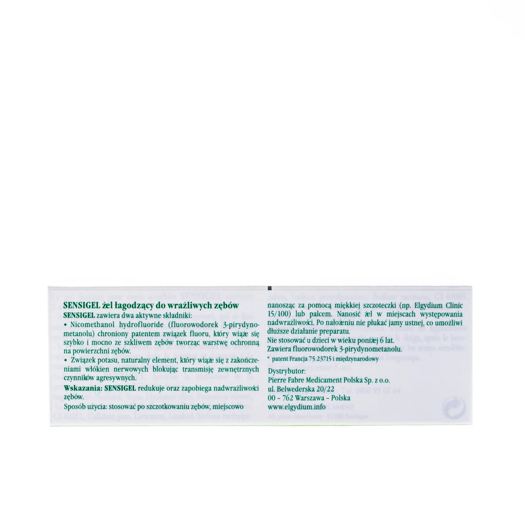 Sensigel, żel łagodzący do wrażliwych zębów, 50 ml 
