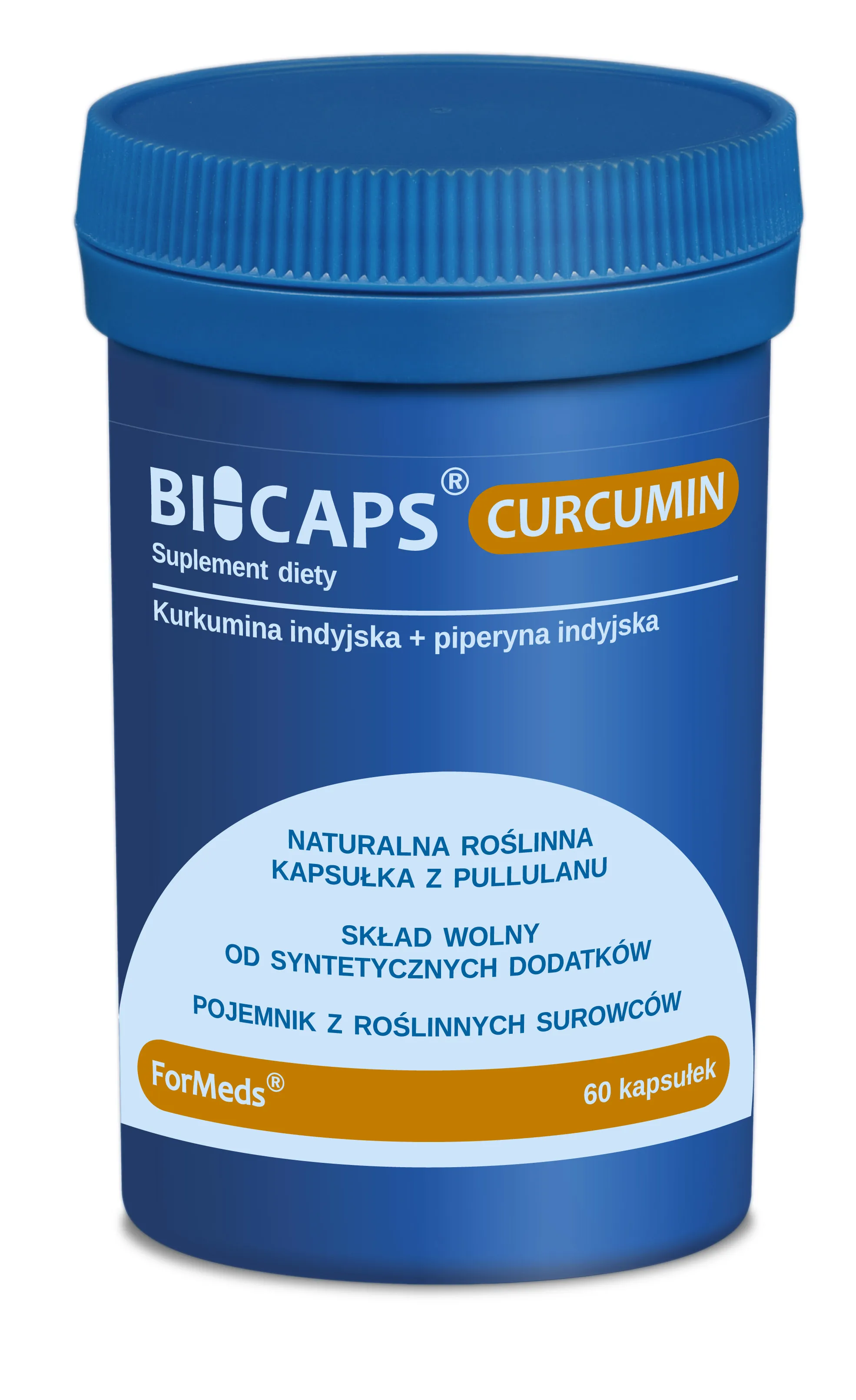 ForMeds Bicaps Curcumin, suplement diety, 60 kapsułek