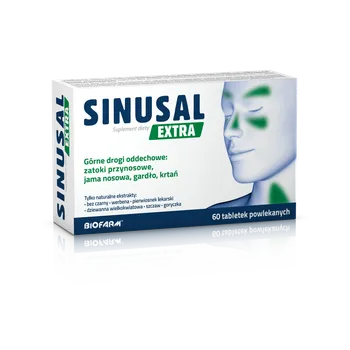 Sinusal Extra, suplement diety, 60 tabletek 