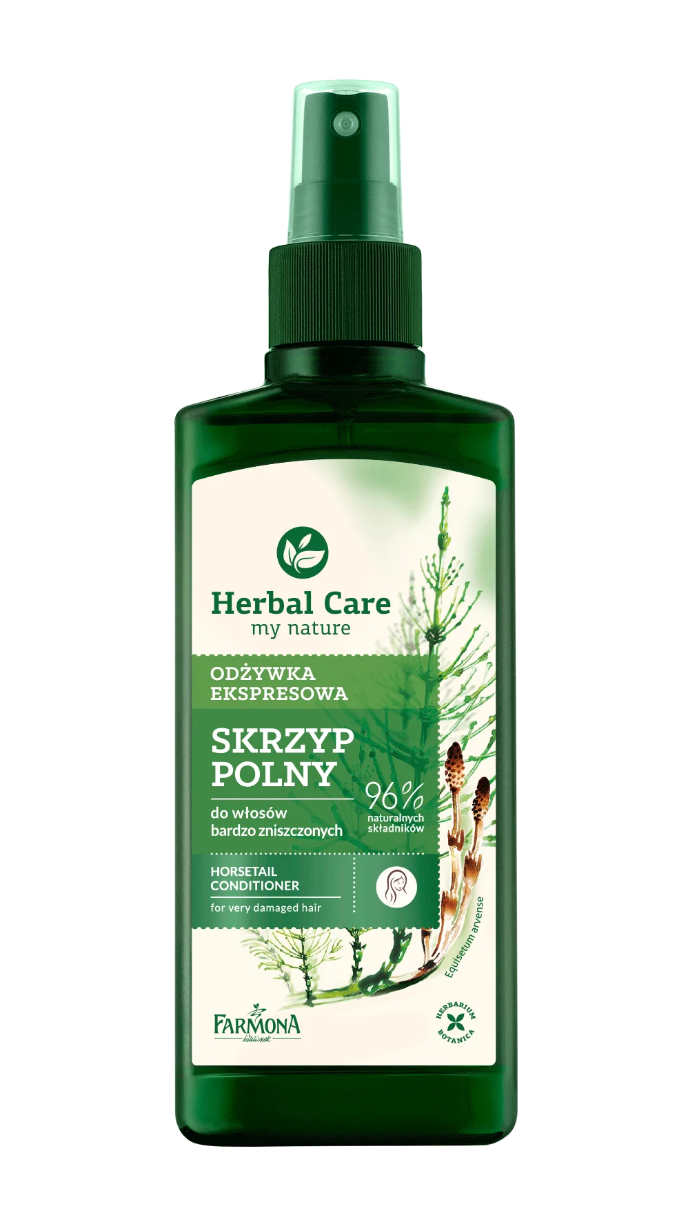 Herbal Care ekspresowa odżywka do włosów bardzo zniszczonych Skrzyp polny, 200 ml 