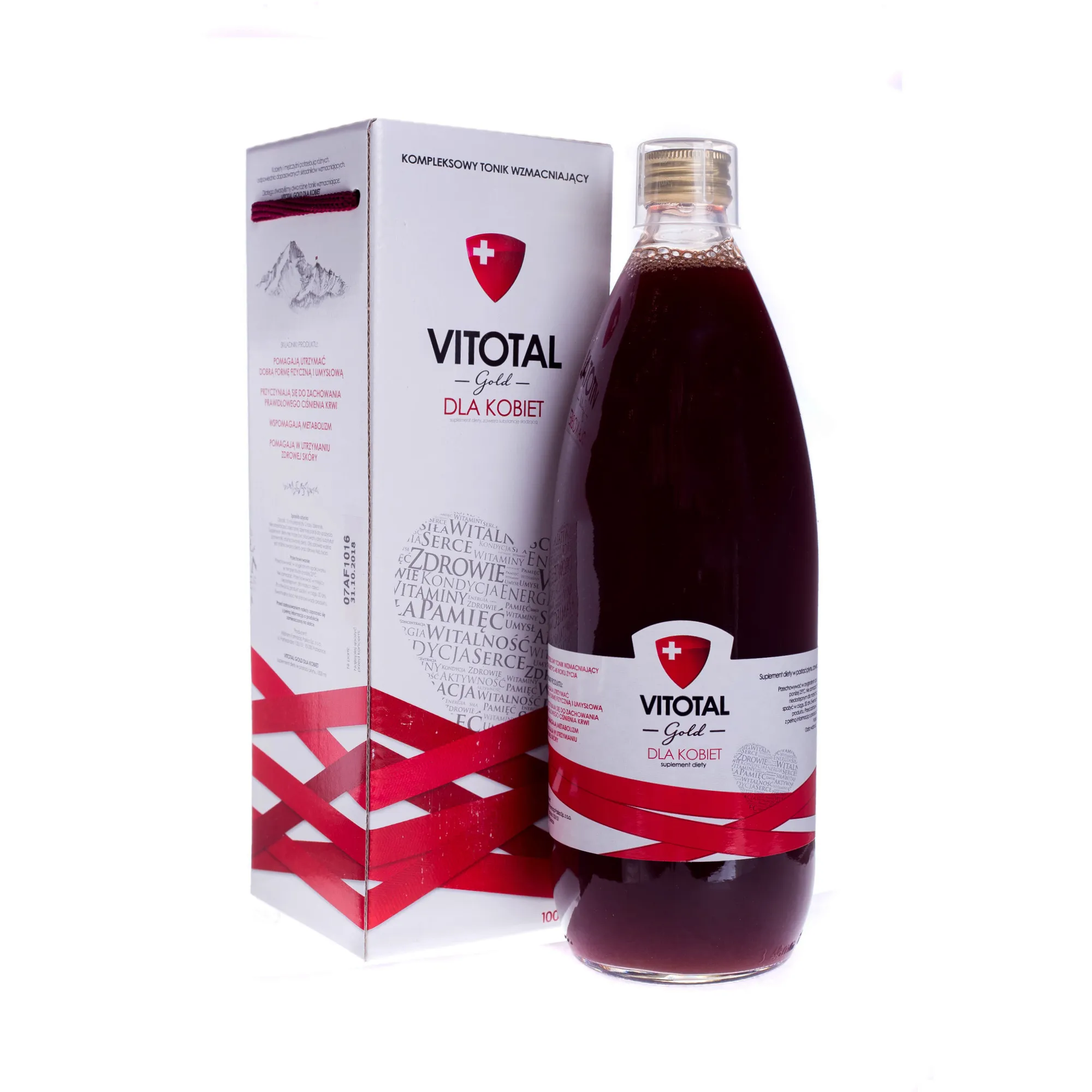 Vitotal Gold, dla kobiet, suplement diety, 1000 ml 