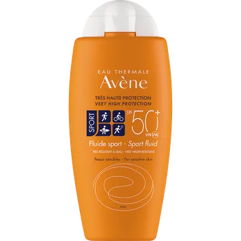 Avene Sun, fluid sportowy, bardzo wysoka ochrona przeciwsłoneczna, SPF 50+, 100 ml 