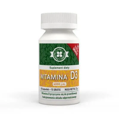 A-Z Witamina D3 4000 j.m. 60 kapsułek