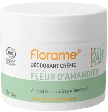 Florame dezodorant w kremie Kwiat Migdałowca, 50 g