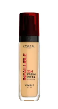 L'Oreal Infaillible 32H Fresh Wear Foundation długotrwały podkład do twarzy 140 Cool Rose, 30 ml