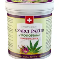 SwissMedicus Czarci Pazur z konopiami, balsam, 250 ml