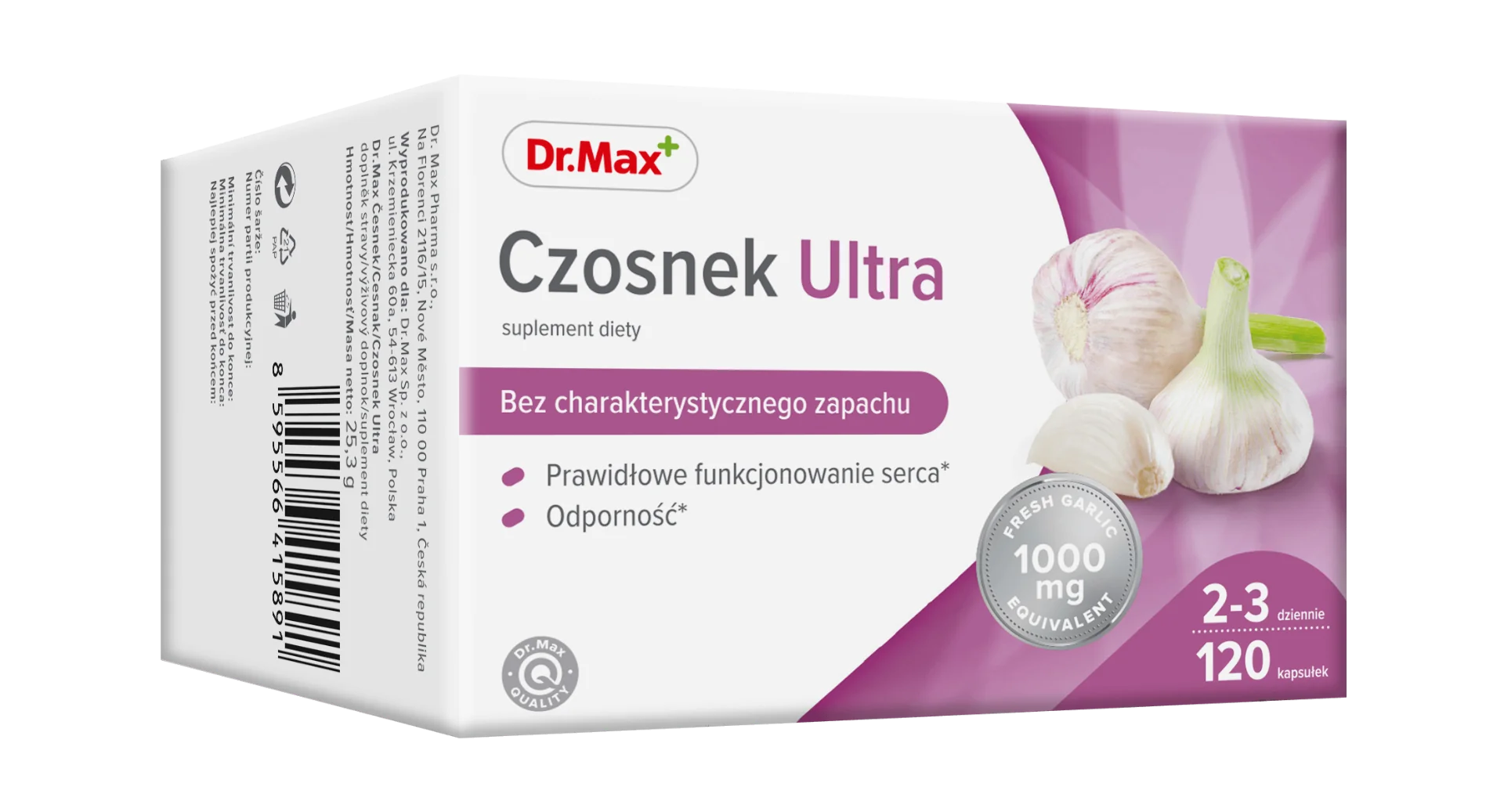 Dr.Max Czosnek Ultra 120 kapsułek