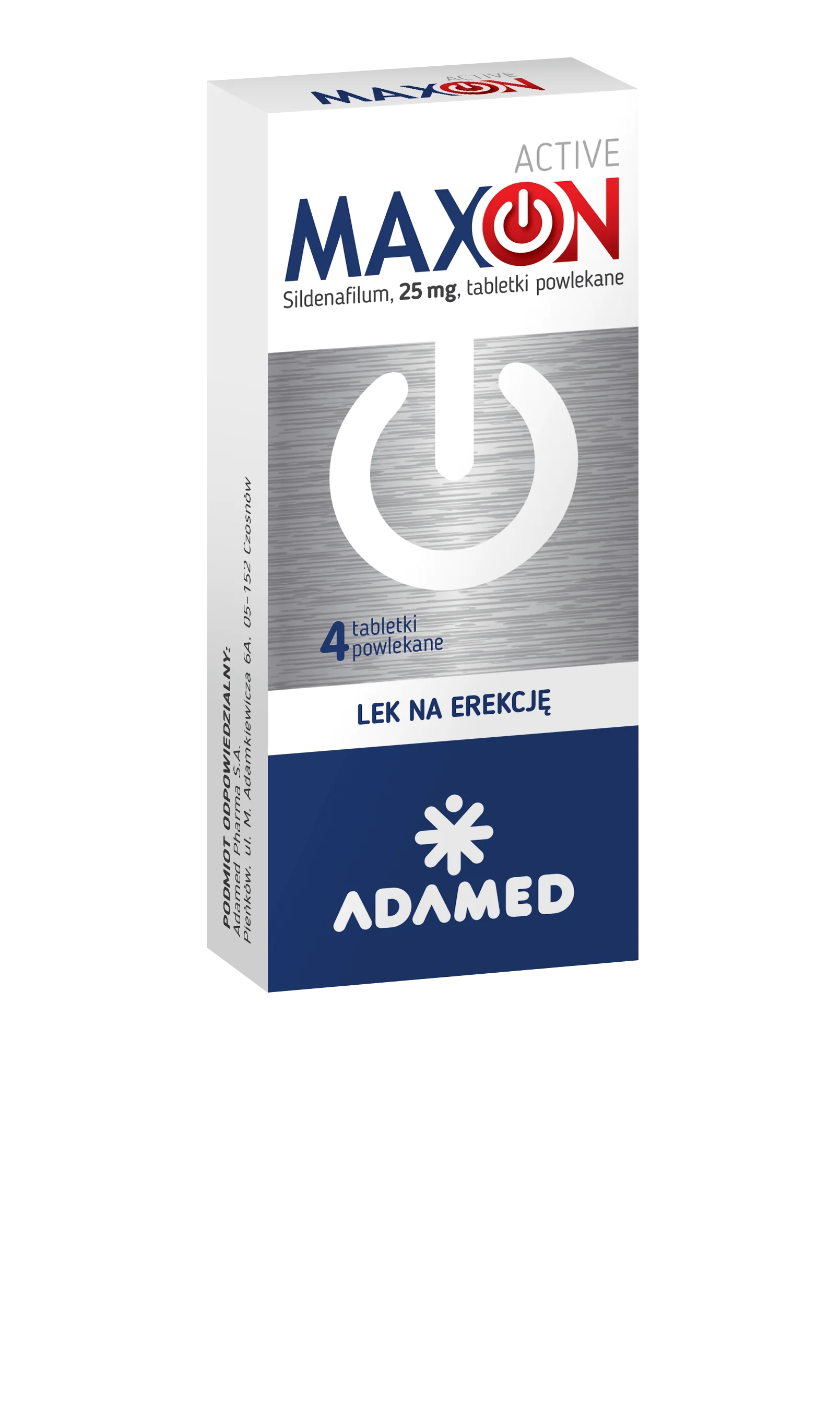 Maxon Active 25 mg, 4 tabletki