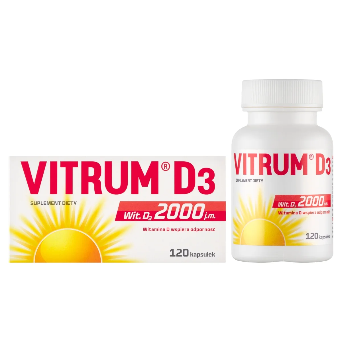 Vitrum® D3 2000 j.m. 120 kapsułek