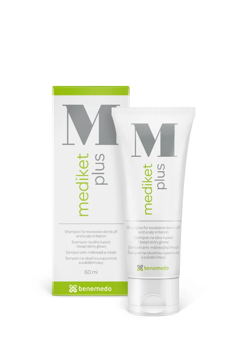 Mediket Plus szampon do włosów przeciwłupieżowy, 60 ml