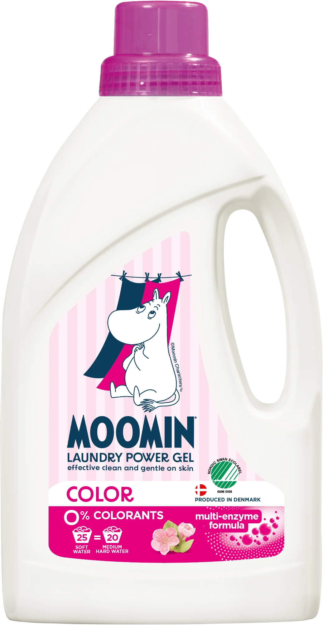 MOOMIN żel do prania tkanin kolorowych 900 ml