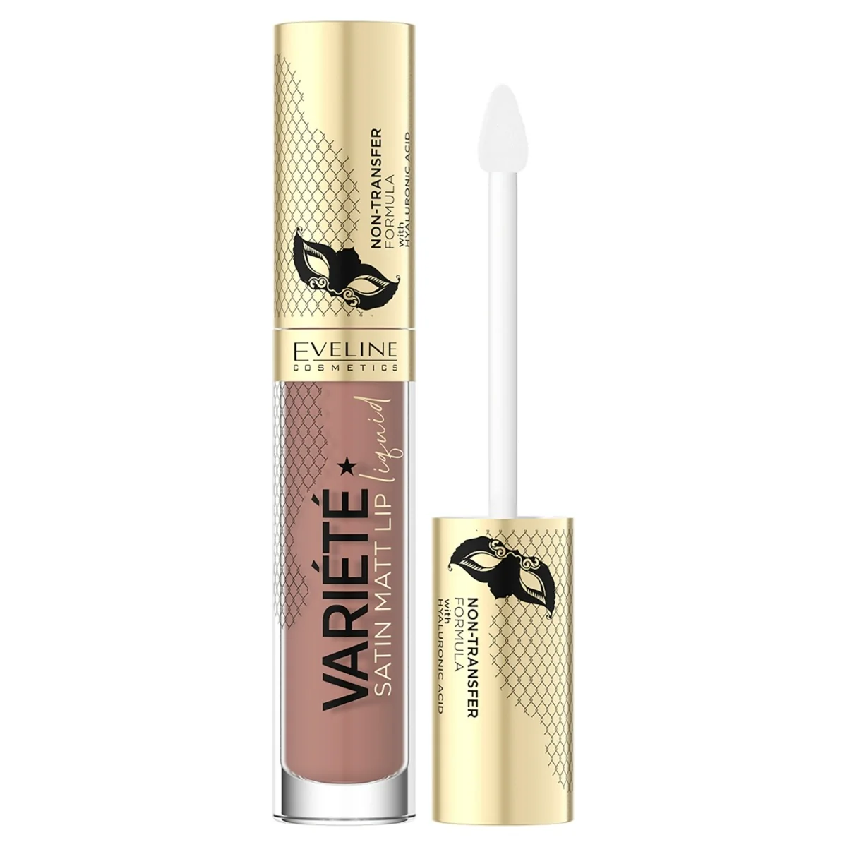 Eveline Cosmetics Variété Satin Matt Lip Liquid pomadka w płynie nr 01, 4,5 ml