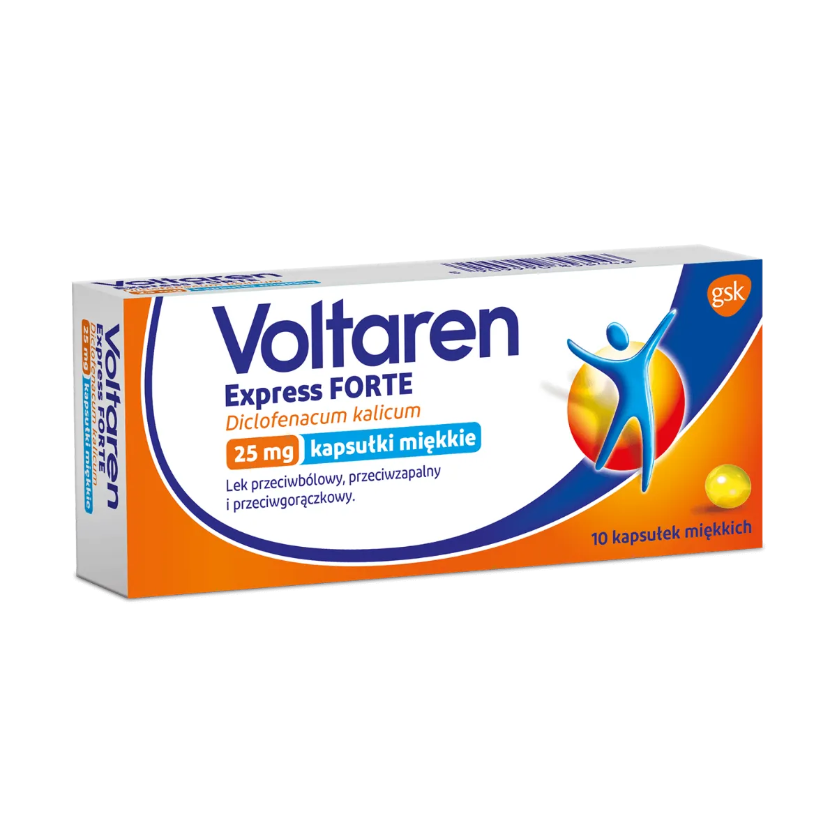 Voltaren Express Forte, 25 mg , 10 kapsułek miękkich 