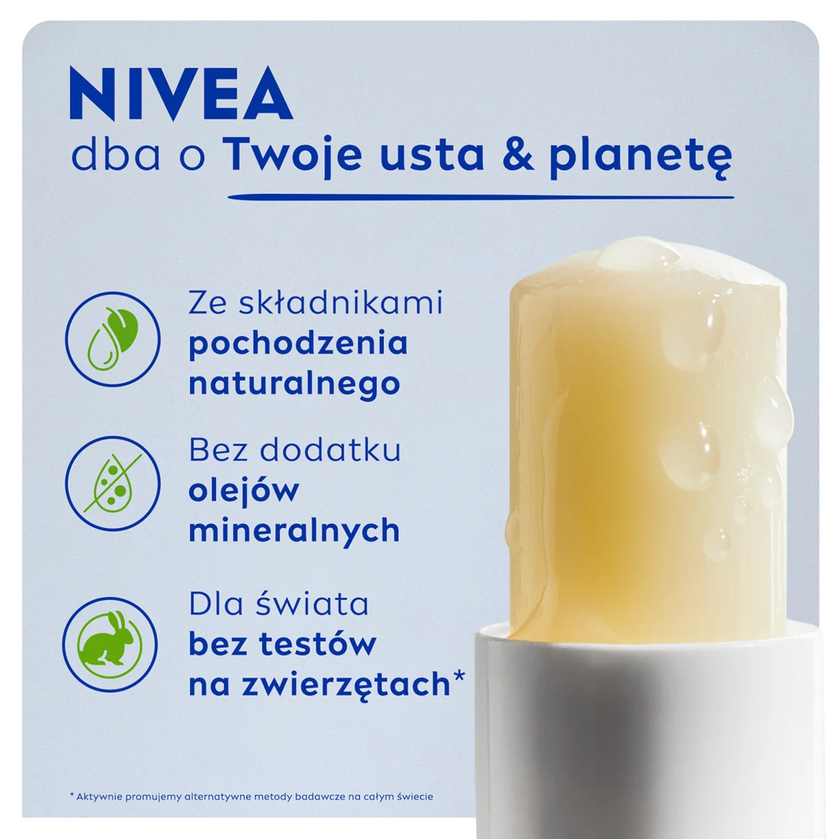 Nivea Sun Protect pielęgnująca pomadka do ust z wysoką ochroną SPF 50, 4,8 g