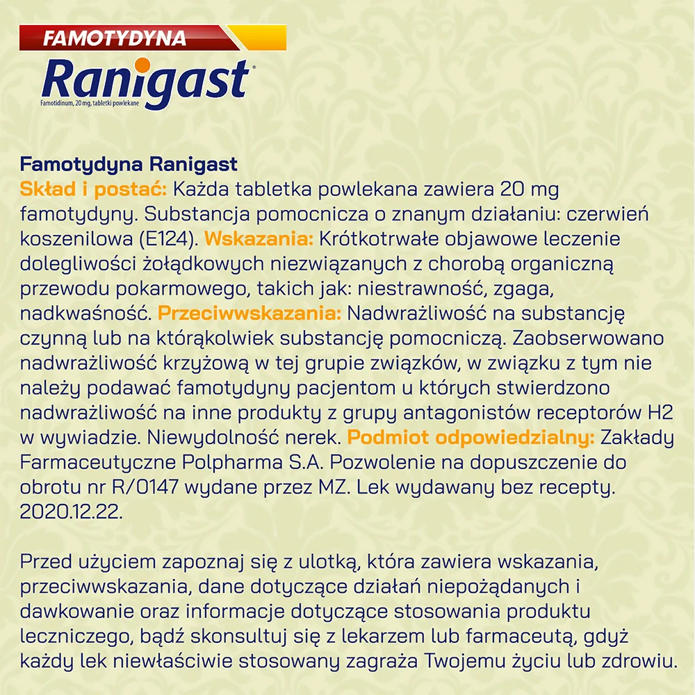 Ranigast S-O-S zawiesina doustna, 200 ml