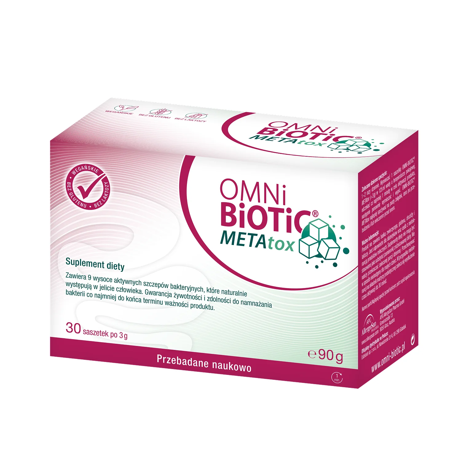 OMNi-BiOTiC® METAtox suplement diety, proszek w saszetkach, 30 szt. x 3 g